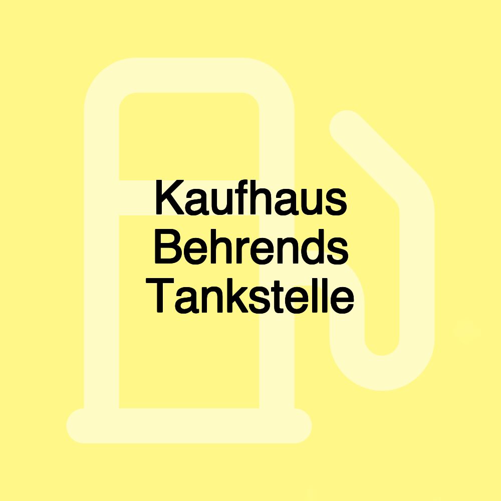 Kaufhaus Behrends Tankstelle