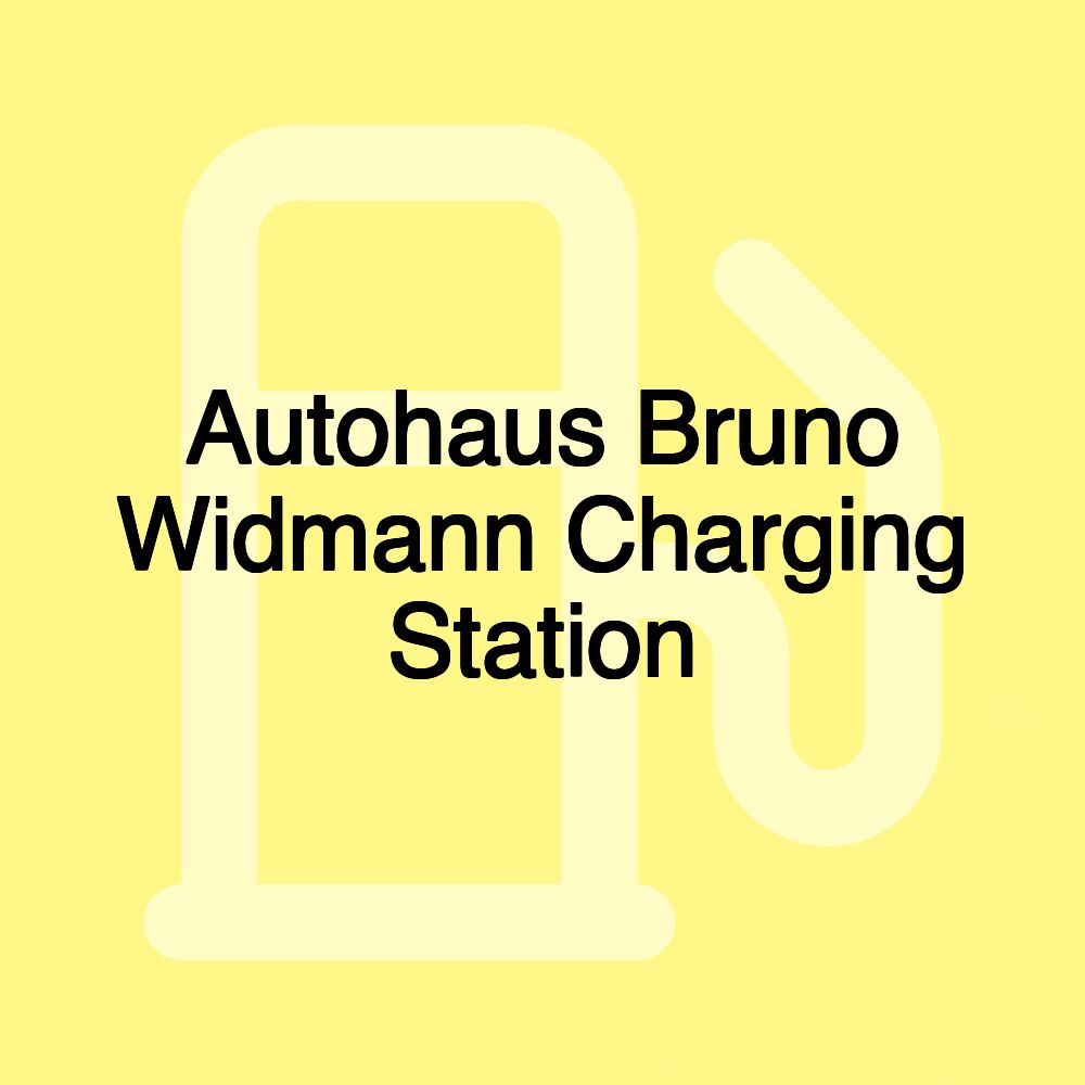 Autohaus Bruno Widmann Charging Station