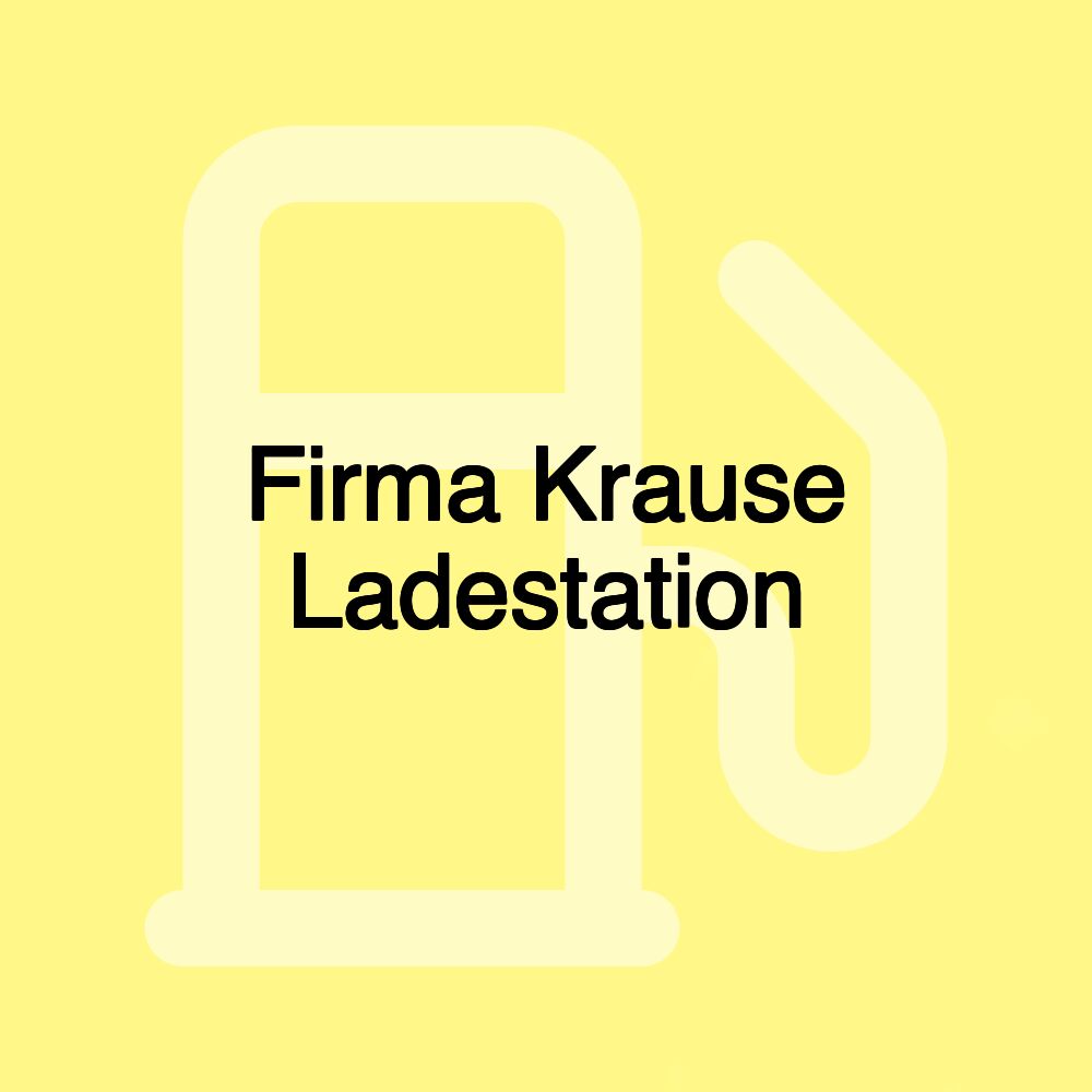 Firma Krause Ladestation