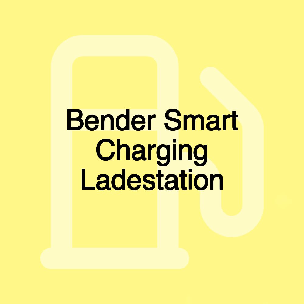 Bender Smart Charging Ladestation