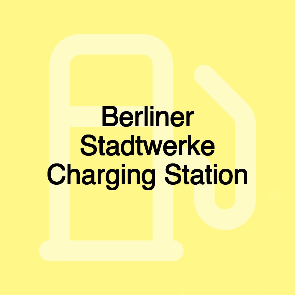 Berliner Stadtwerke Charging Station