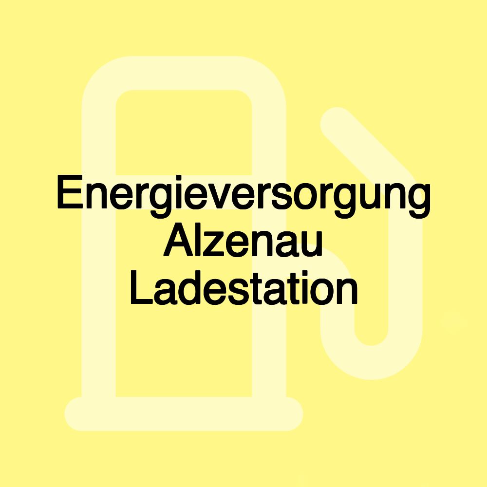 Energieversorgung Alzenau Ladestation