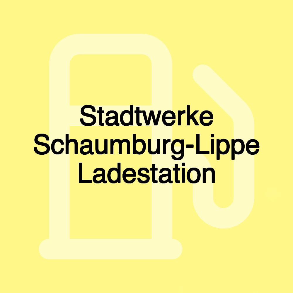 Stadtwerke Schaumburg-Lippe Ladestation