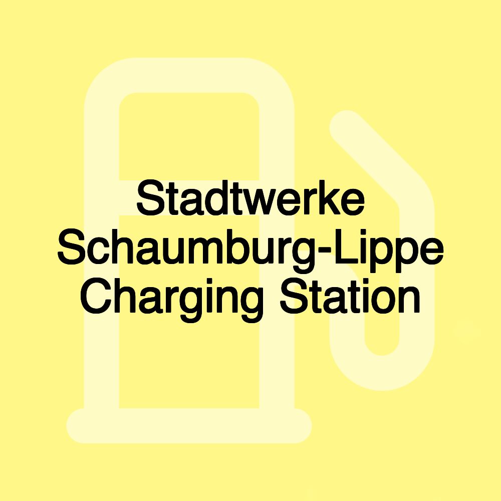 Stadtwerke Schaumburg-Lippe Charging Station