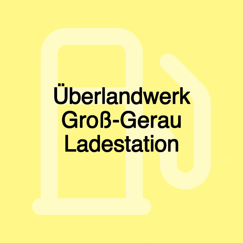 Überlandwerk Groß-Gerau Ladestation