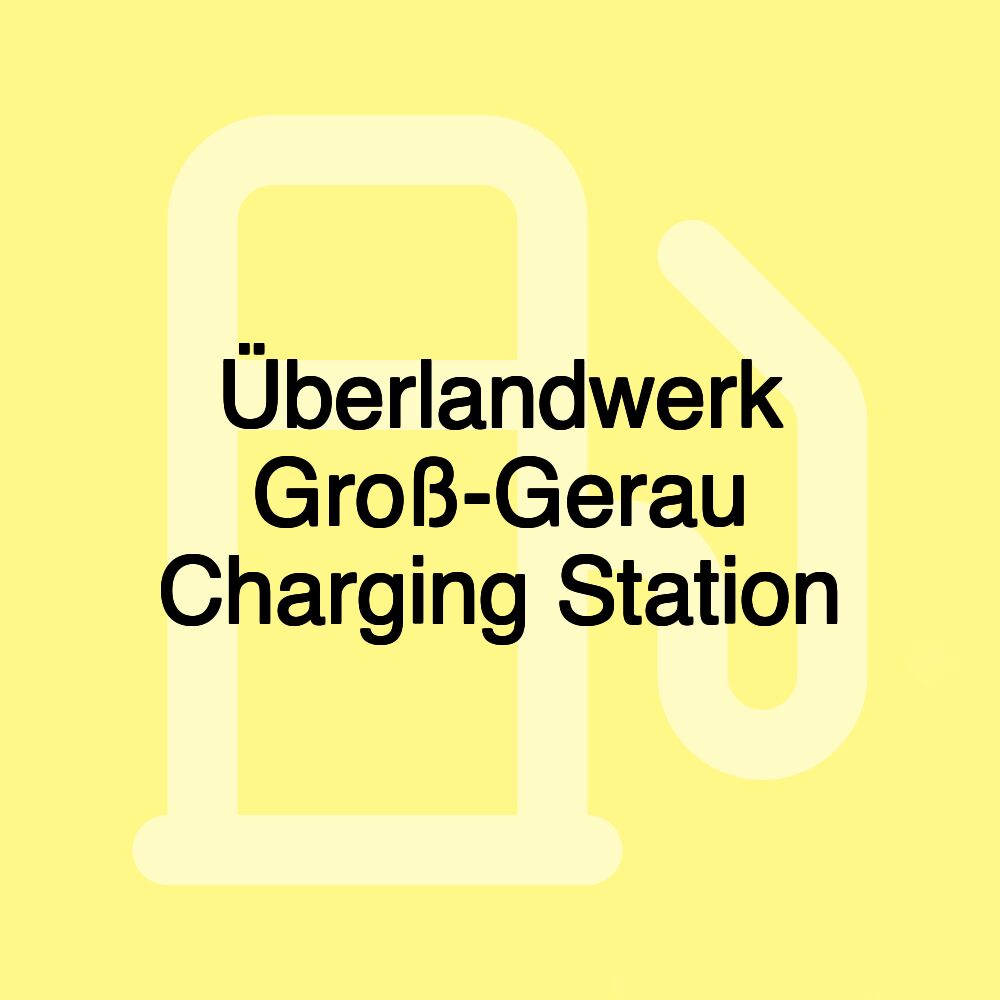 Überlandwerk Groß-Gerau Charging Station