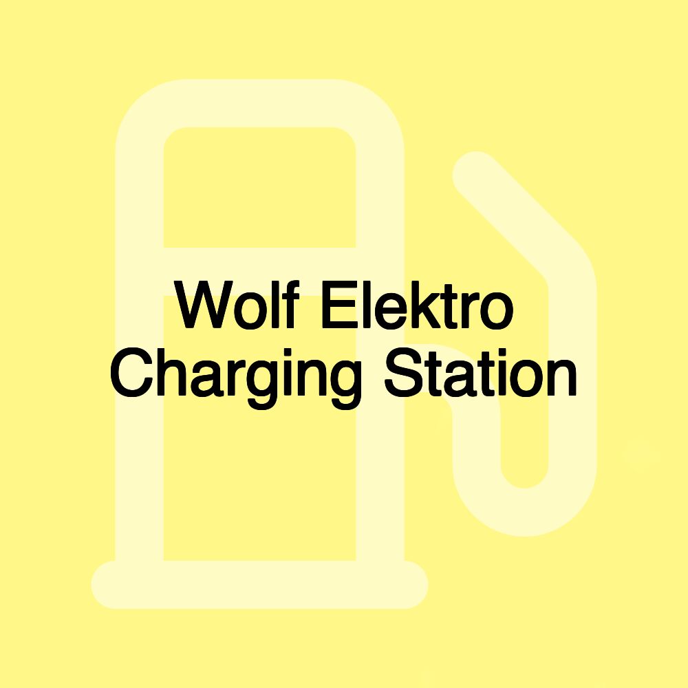 Wolf Elektro Charging Station