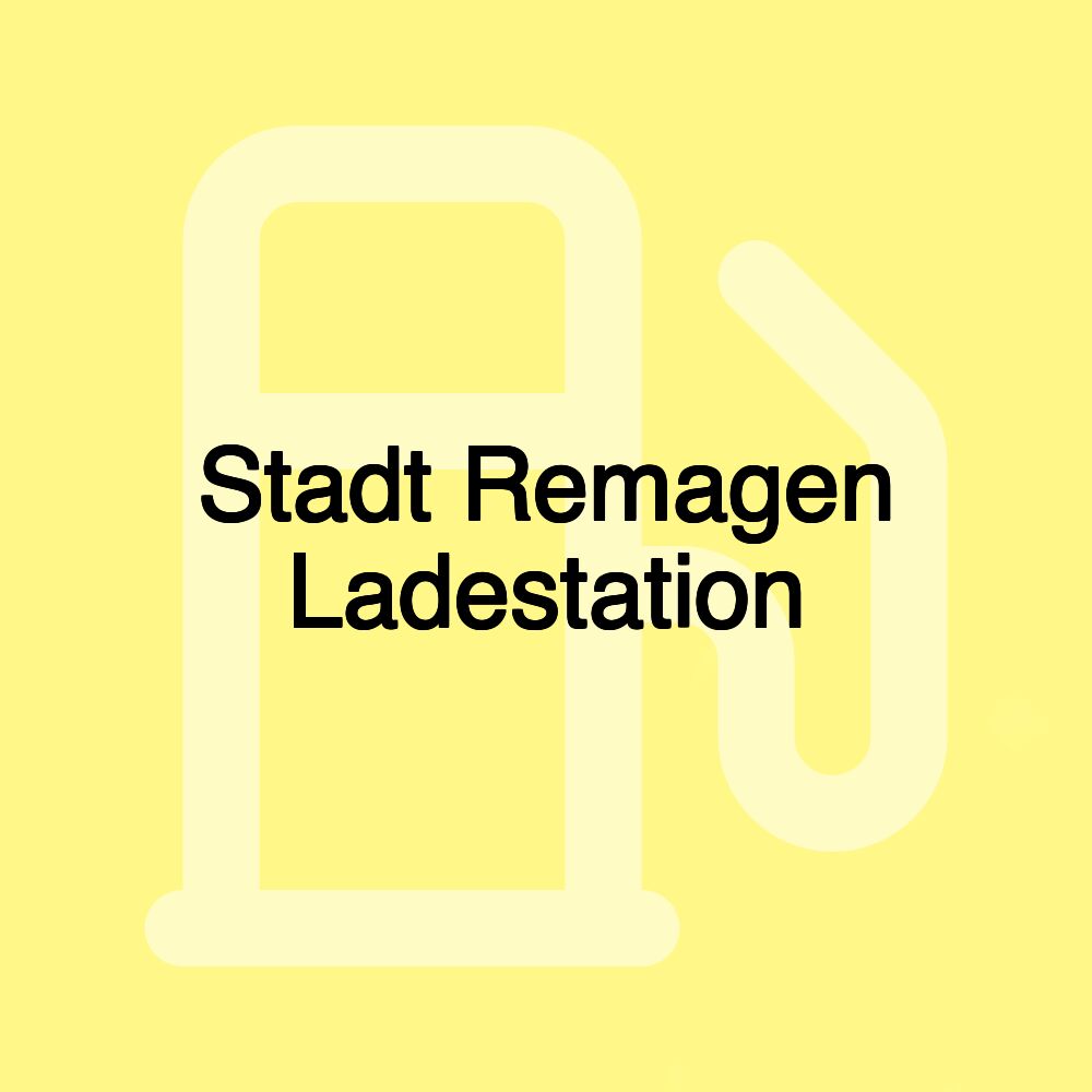 Stadt Remagen Ladestation