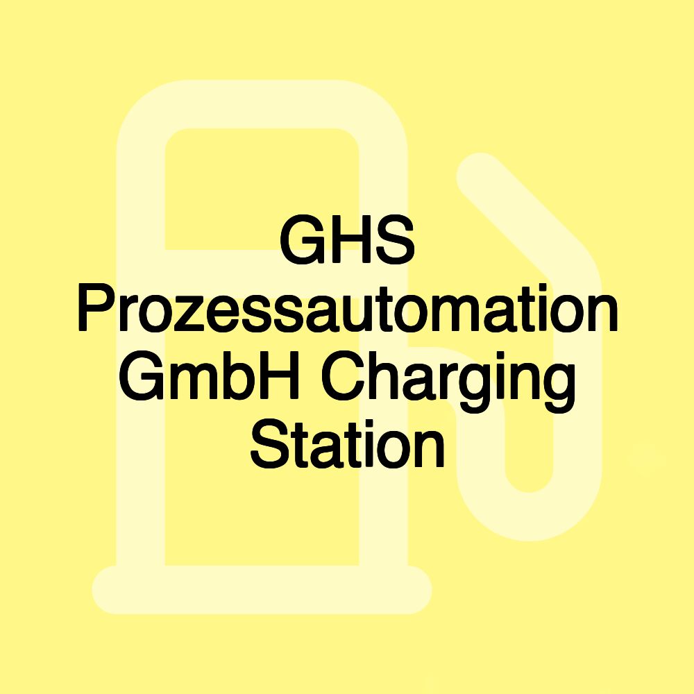 GHS Prozessautomation GmbH Charging Station