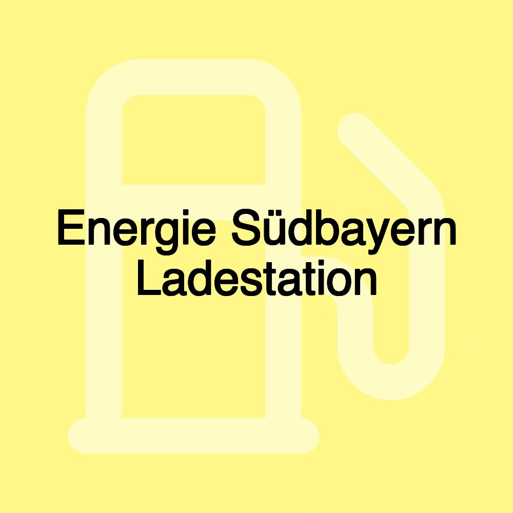 Energie Südbayern Ladestation