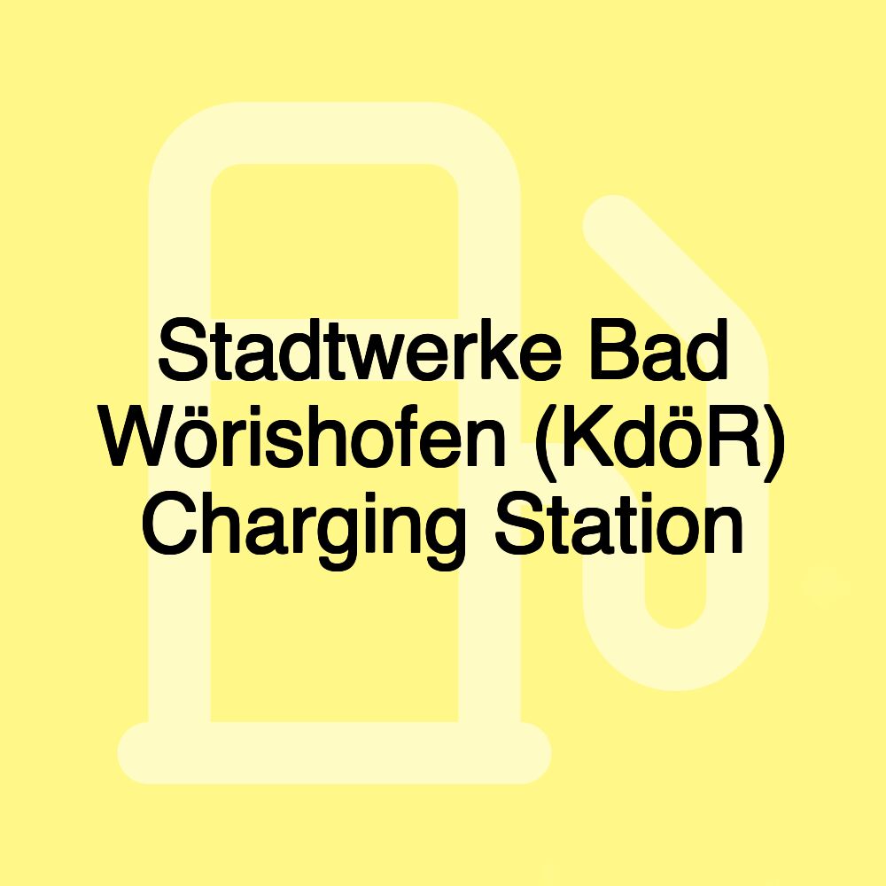 Stadtwerke Bad Wörishofen (KdöR) Charging Station