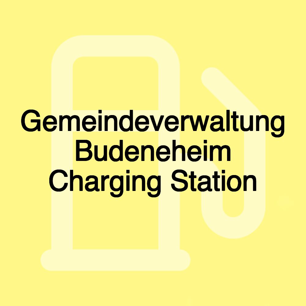 Gemeindeverwaltung Budeneheim Charging Station