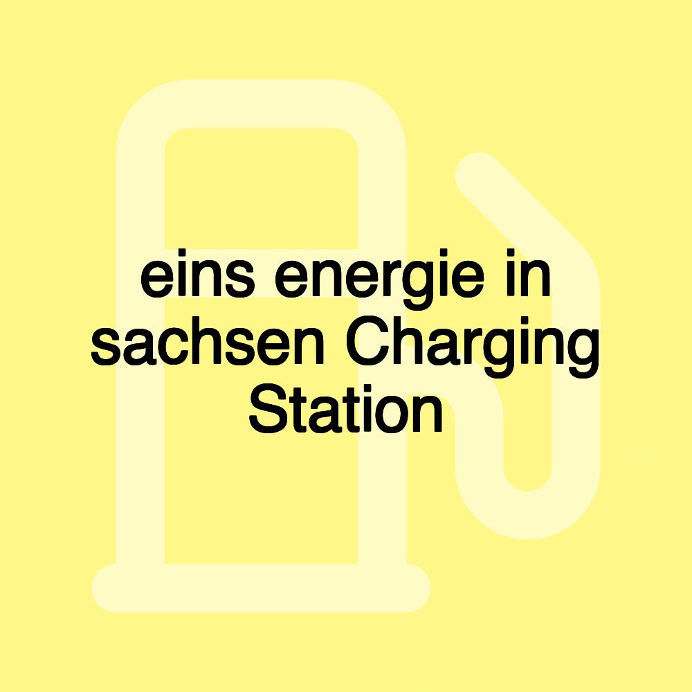 eins energie in sachsen Charging Station