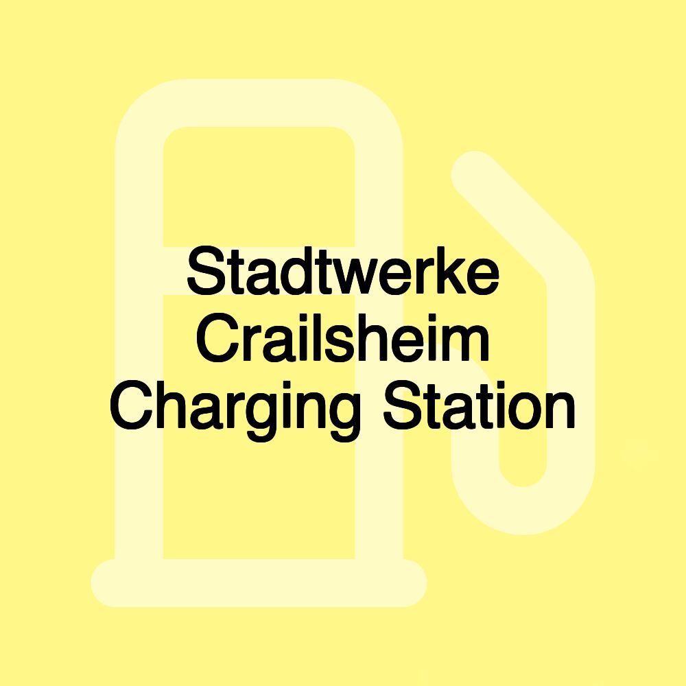 Stadtwerke Crailsheim Charging Station