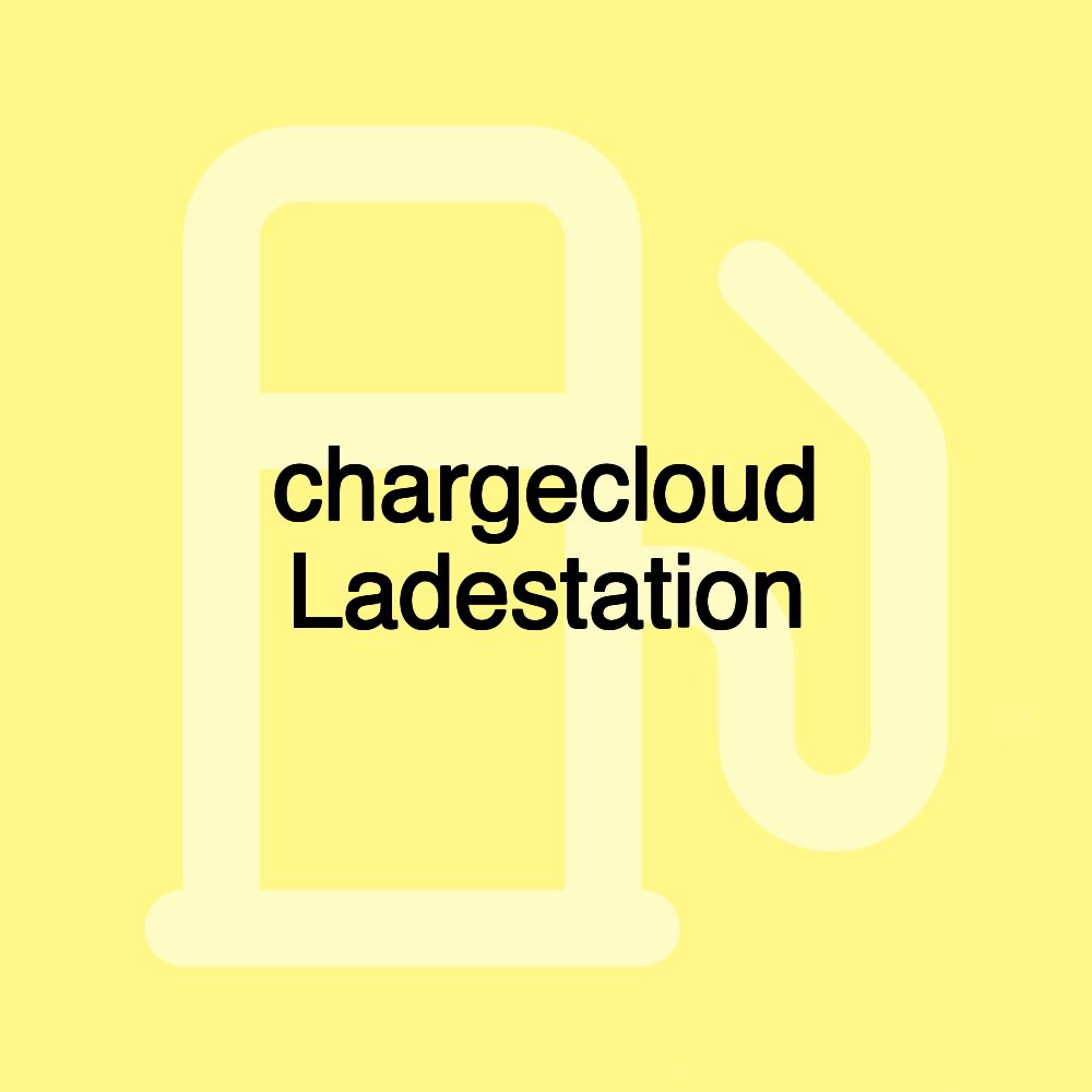 chargecloud Ladestation