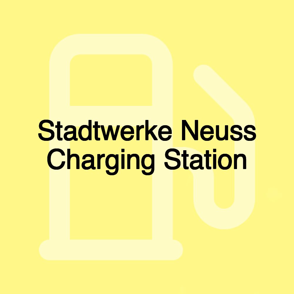 Stadtwerke Neuss Charging Station