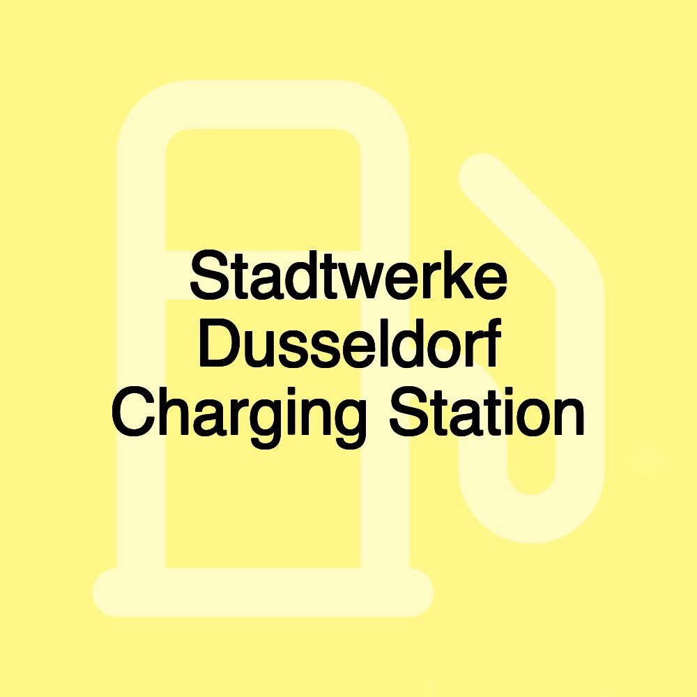 Stadtwerke Dusseldorf Charging Station