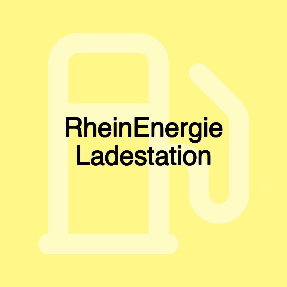 RheinEnergie Ladestation