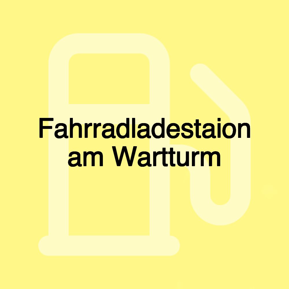 Fahrradladestaion am Wartturm