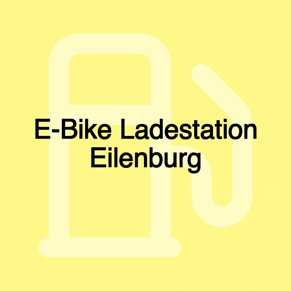 E-Bike Ladestation Eilenburg