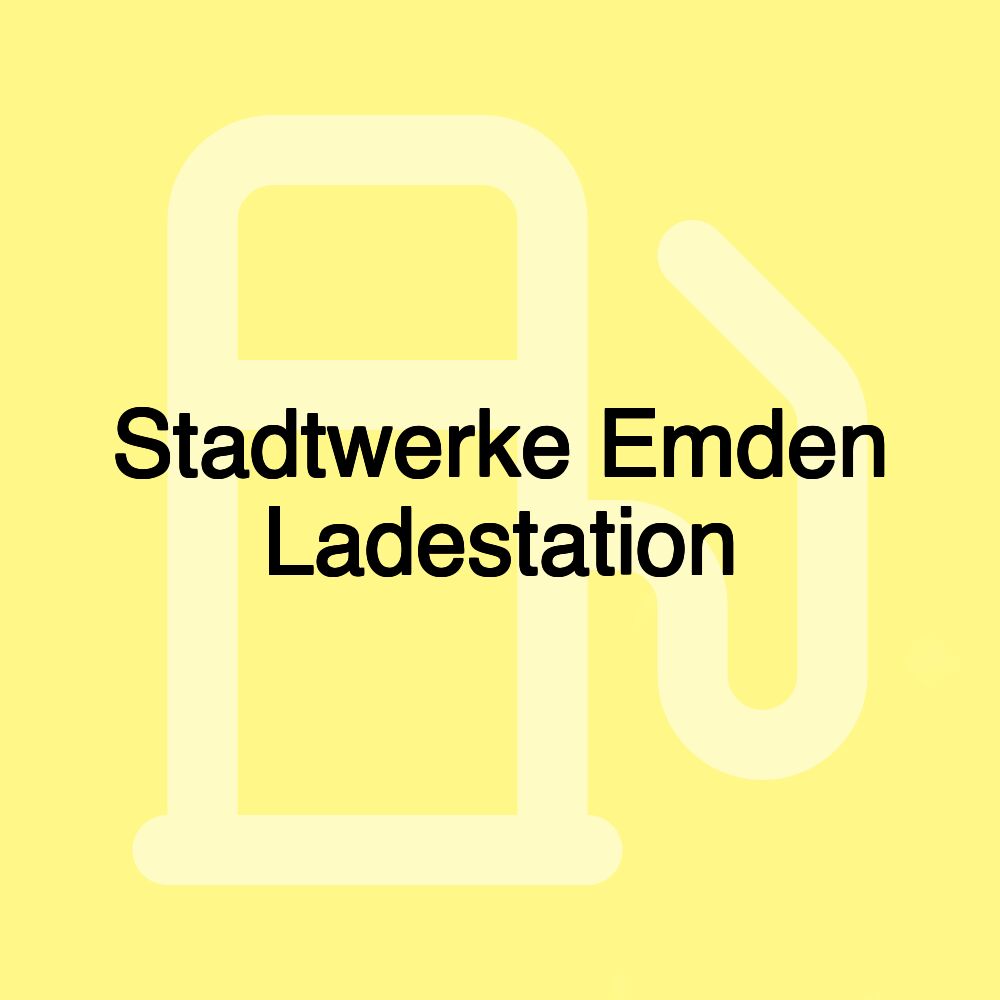 Stadtwerke Emden Ladestation