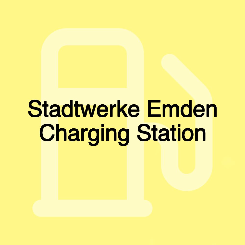 Stadtwerke Emden Charging Station