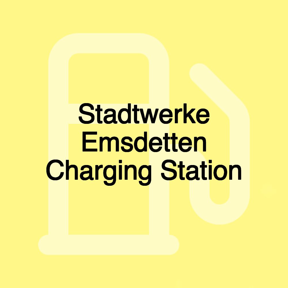 Stadtwerke Emsdetten Charging Station