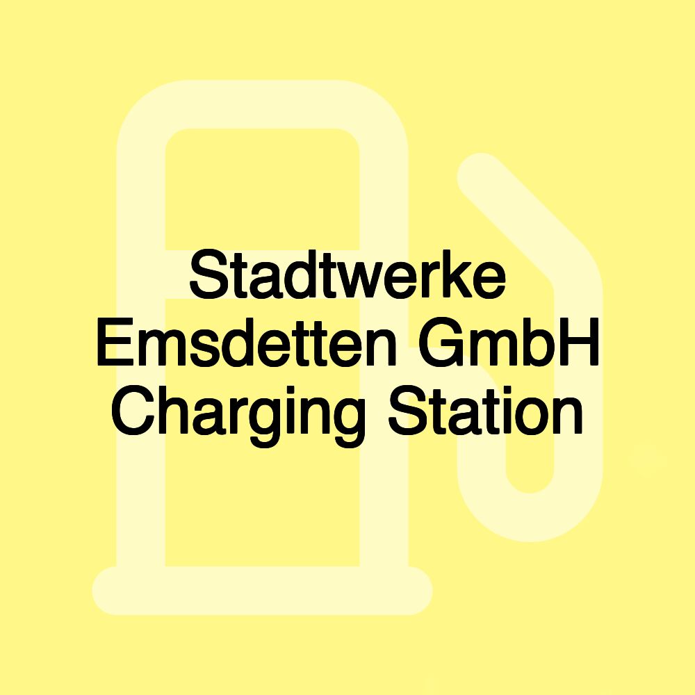 Stadtwerke Emsdetten GmbH Charging Station