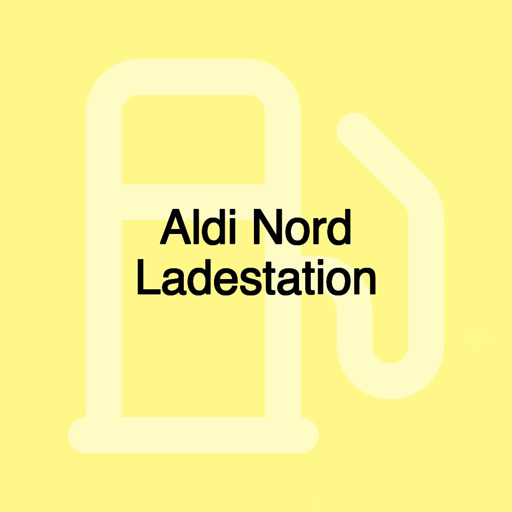 Aldi Nord Ladestation