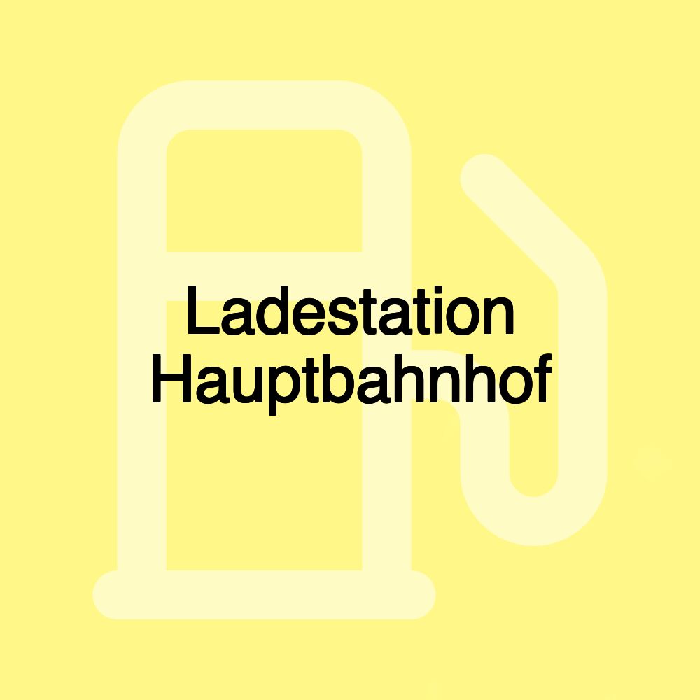 Ladestation Hauptbahnhof