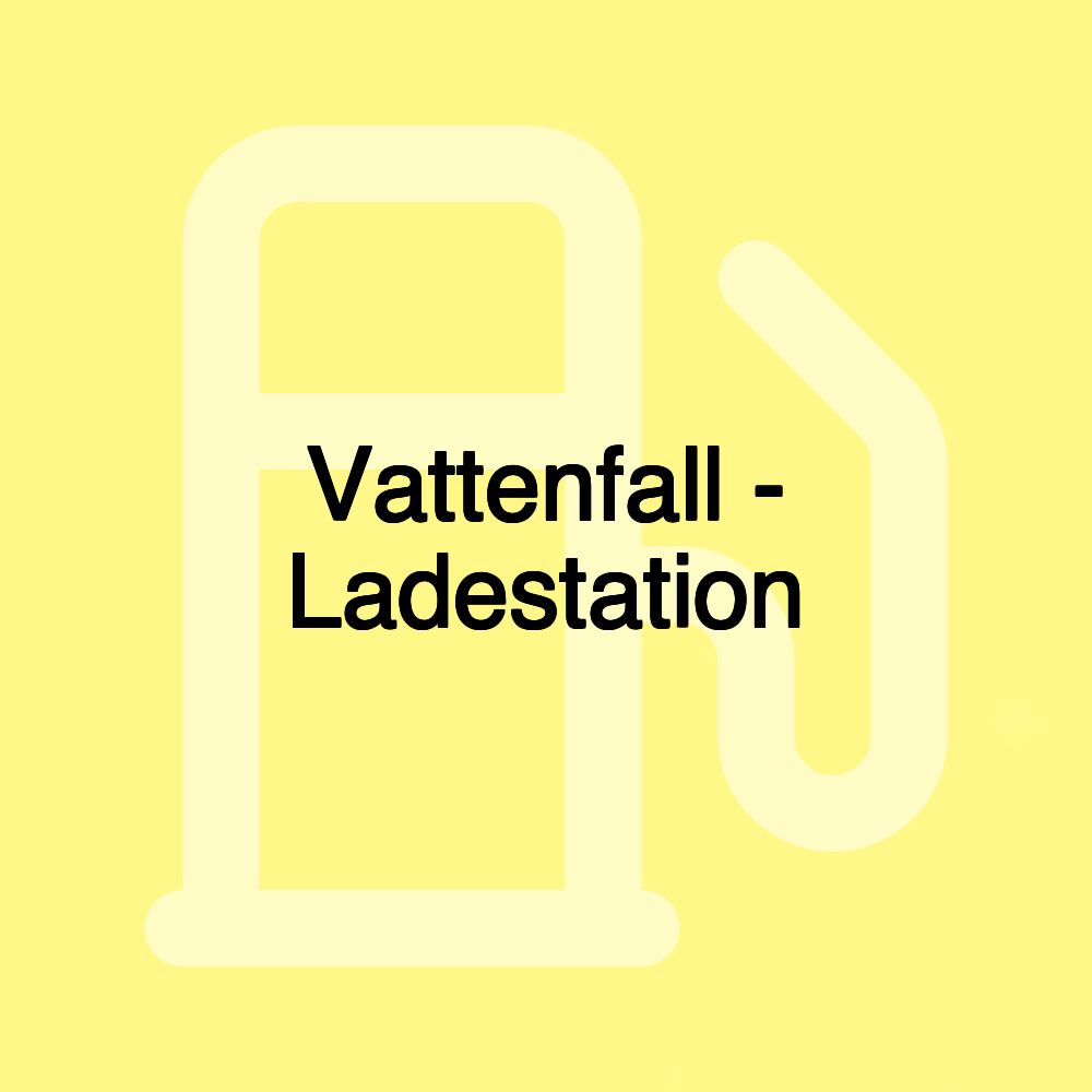 Vattenfall - Ladestation