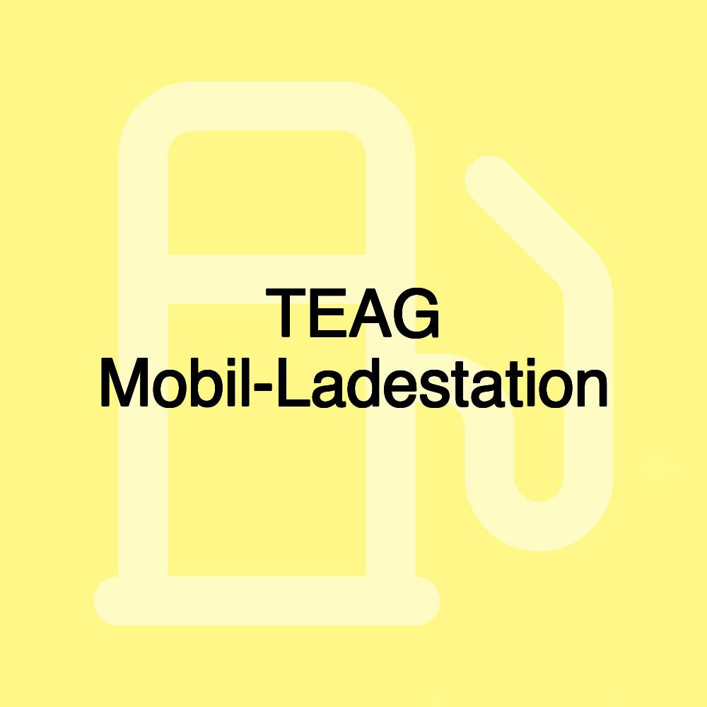 TEAG Mobil-Ladestation