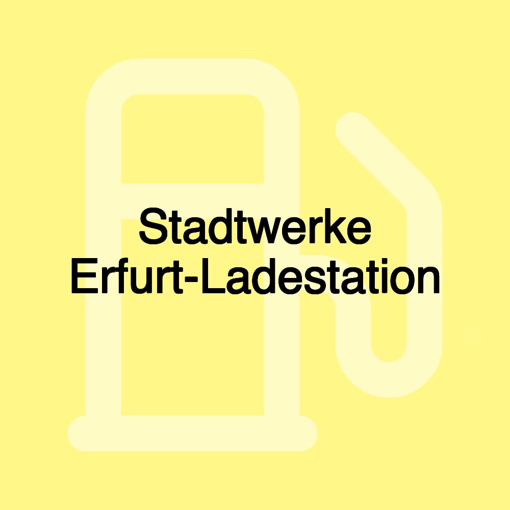 Stadtwerke Erfurt-Ladestation