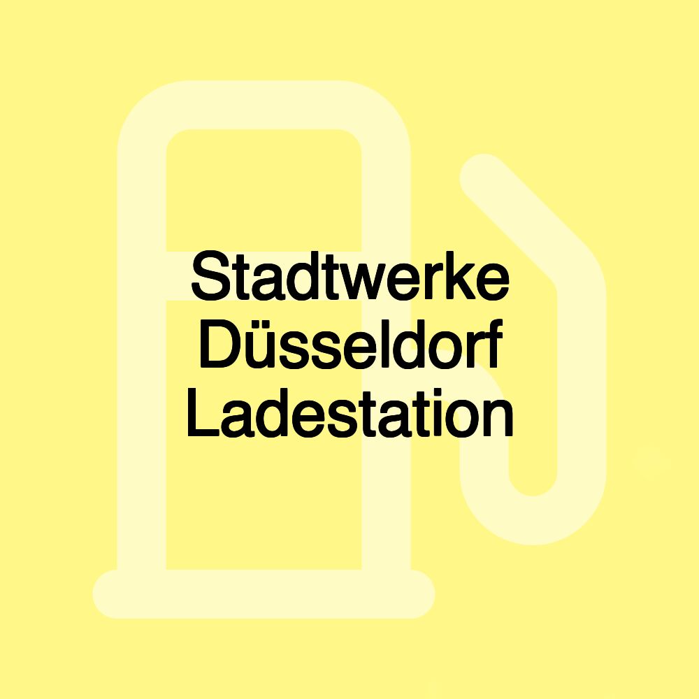 Stadtwerke Düsseldorf Ladestation