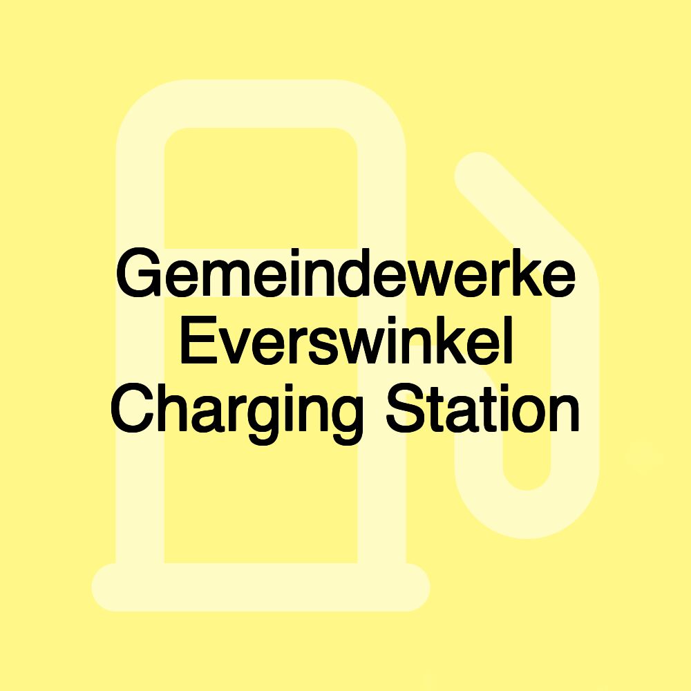 Gemeindewerke Everswinkel Charging Station