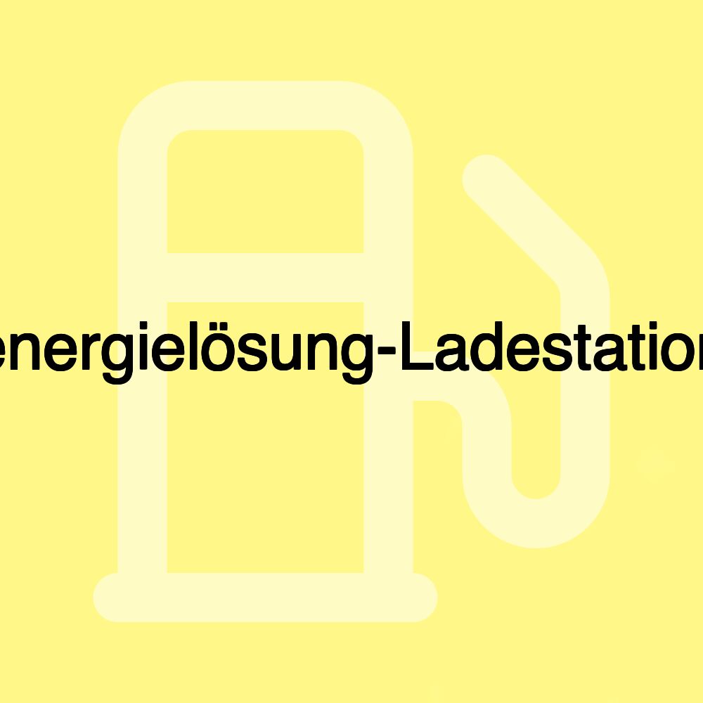 energielösung-Ladestation