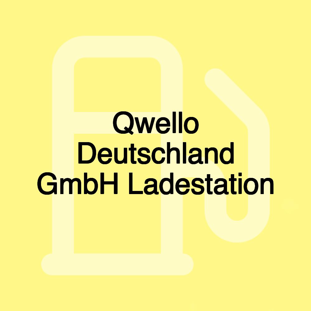 Qwello Deutschland GmbH Ladestation