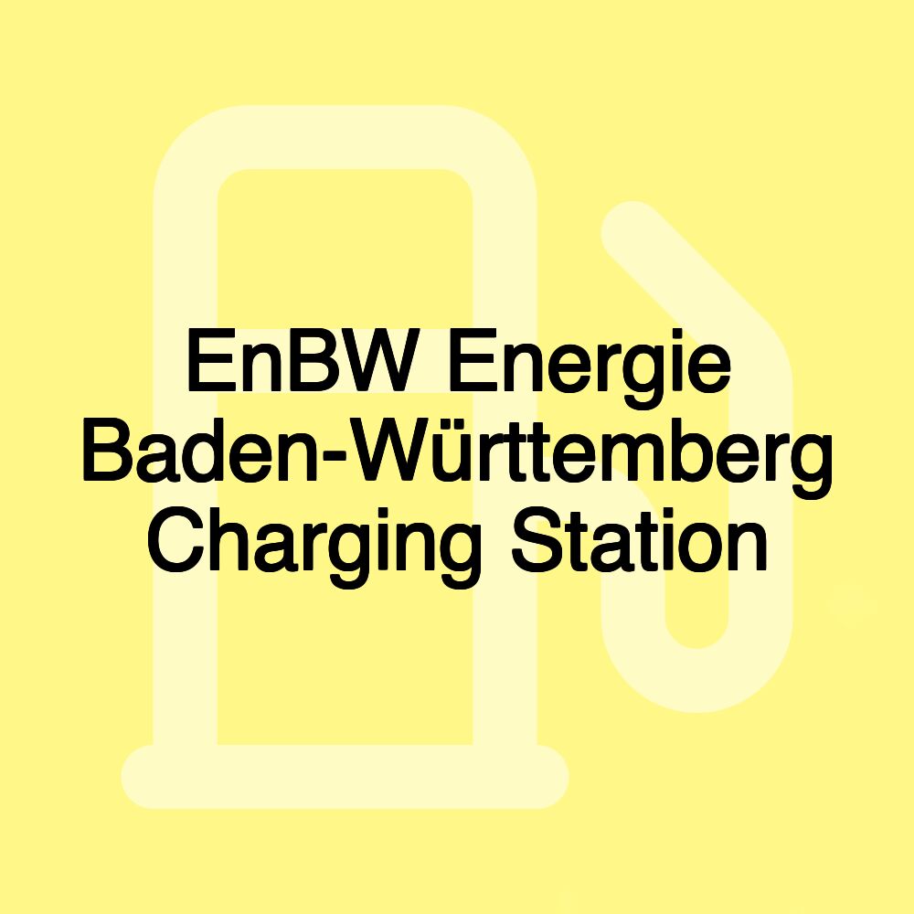 EnBW Energie Baden-Württemberg Charging Station