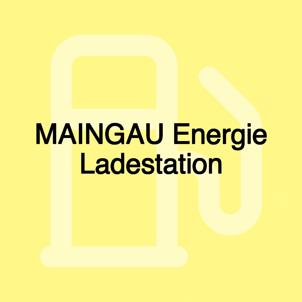 MAINGAU Energie Ladestation