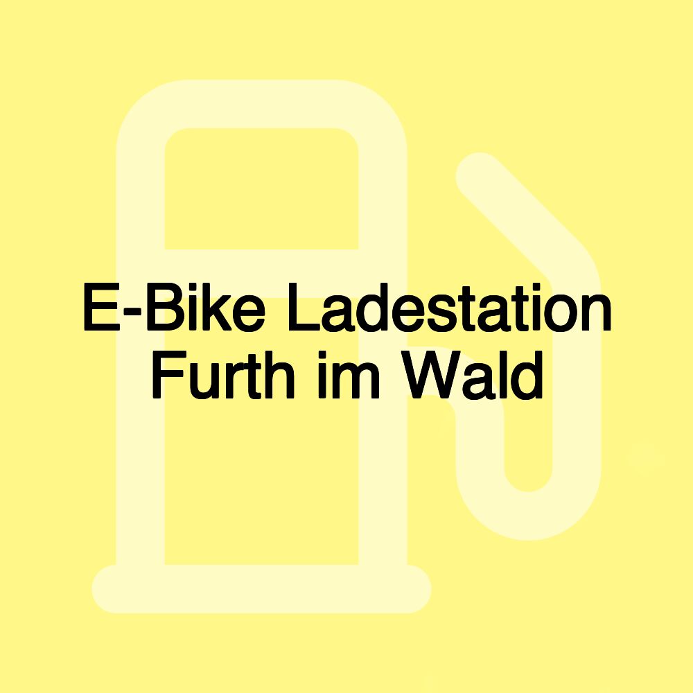 E-Bike Ladestation Furth im Wald