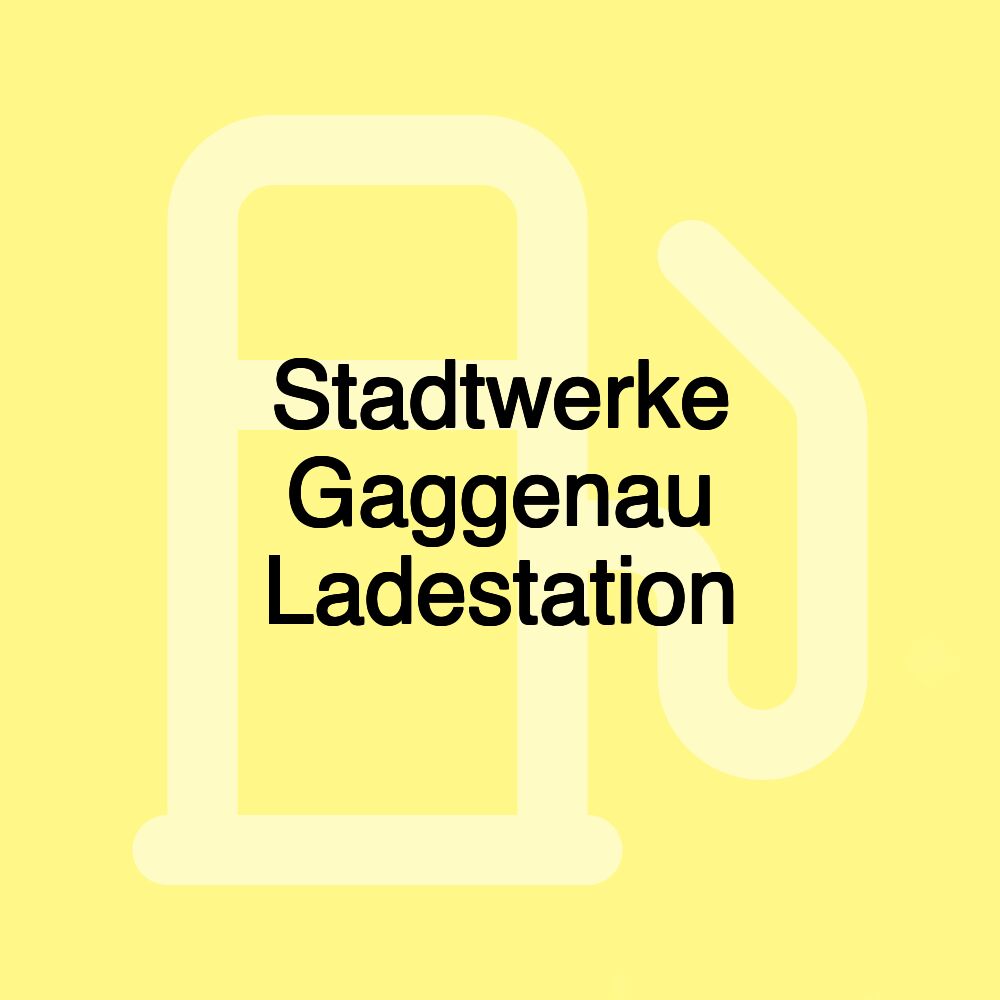 Stadtwerke Gaggenau Ladestation