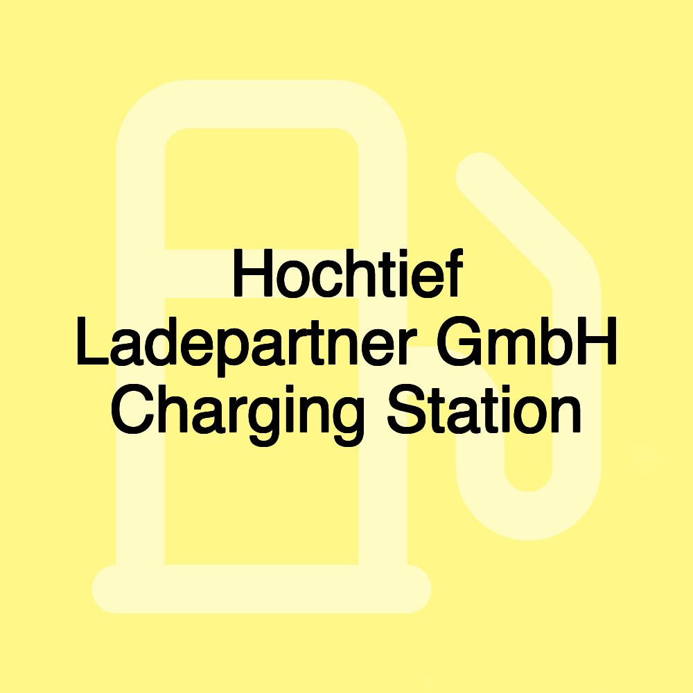 Hochtief Ladepartner GmbH Charging Station