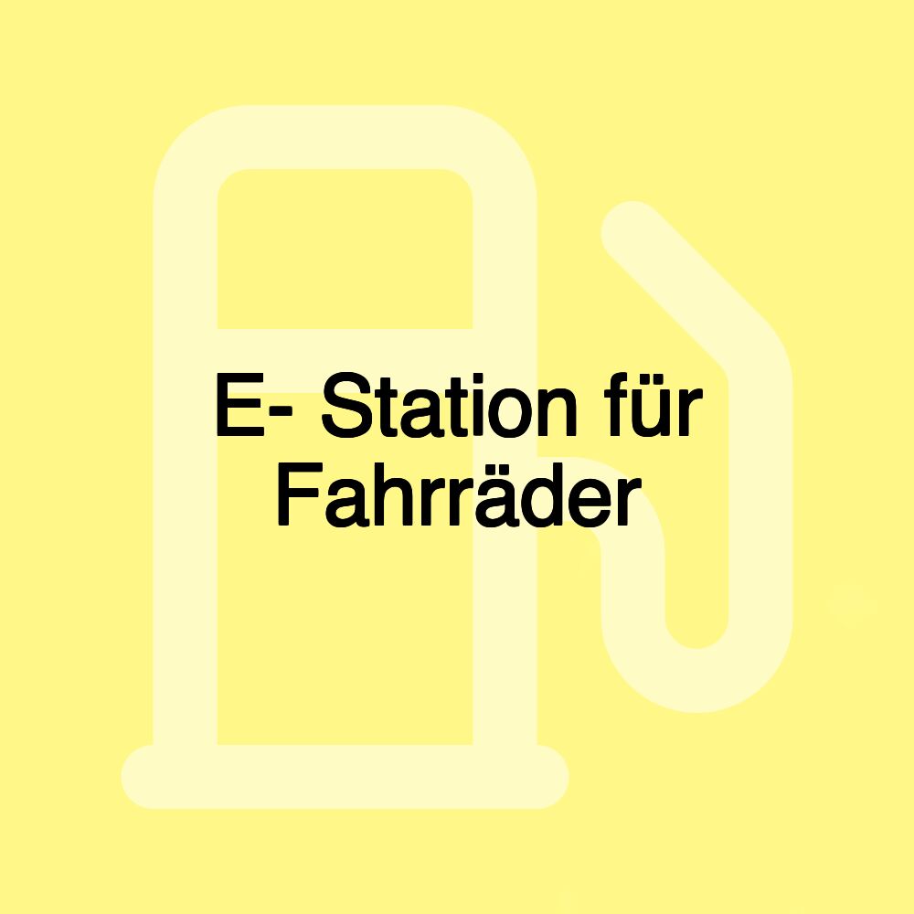 E- Station für Fahrräder