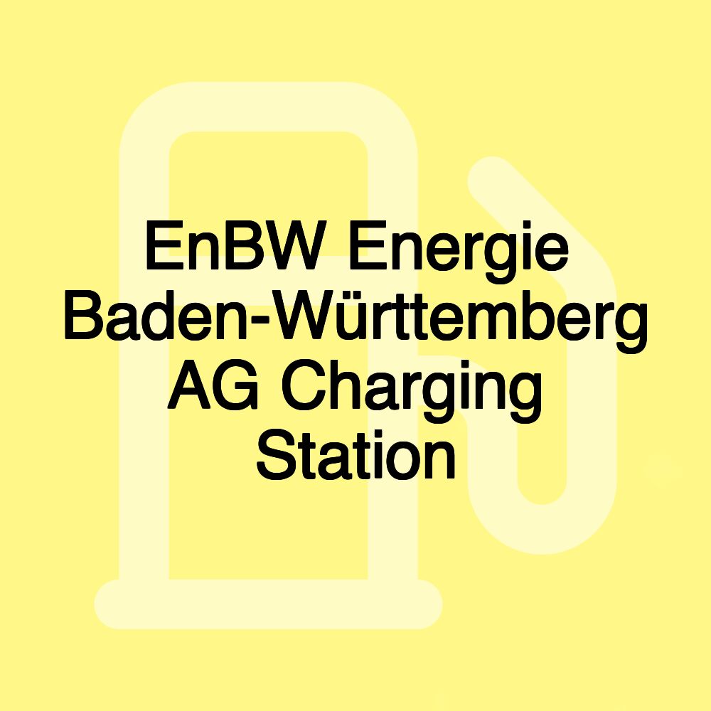 EnBW Energie Baden-Württemberg AG Charging Station