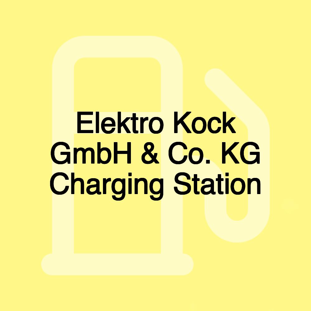 Elektro Kock GmbH & Co. KG Charging Station