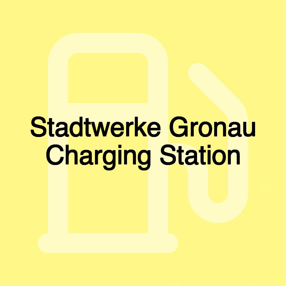 Stadtwerke Gronau Charging Station