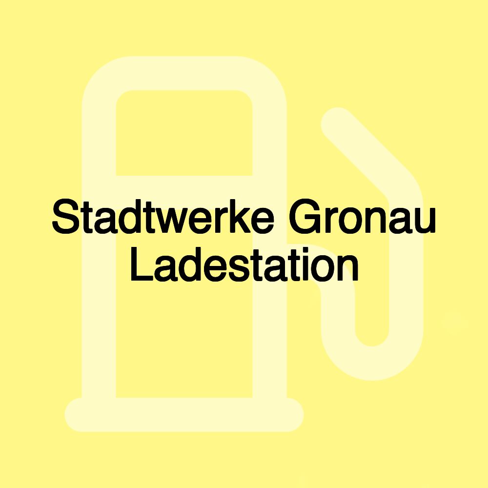 Stadtwerke Gronau Ladestation