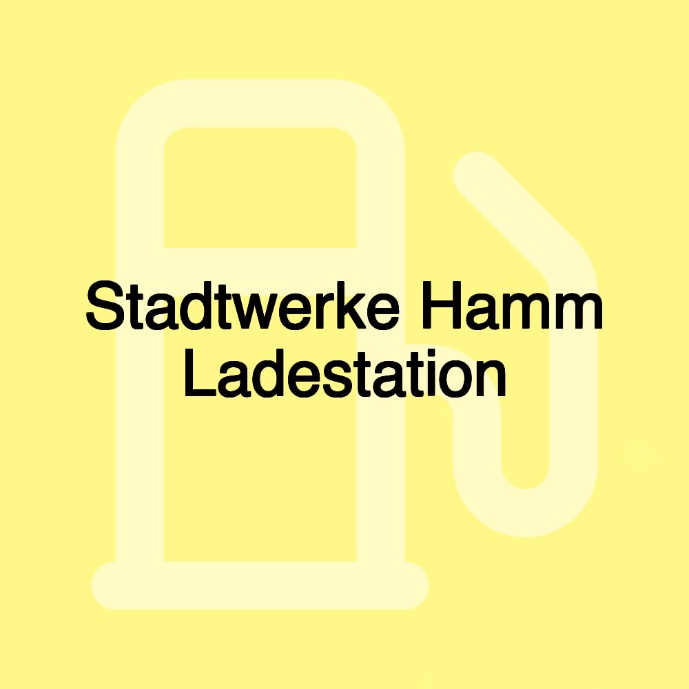 Stadtwerke Hamm Ladestation