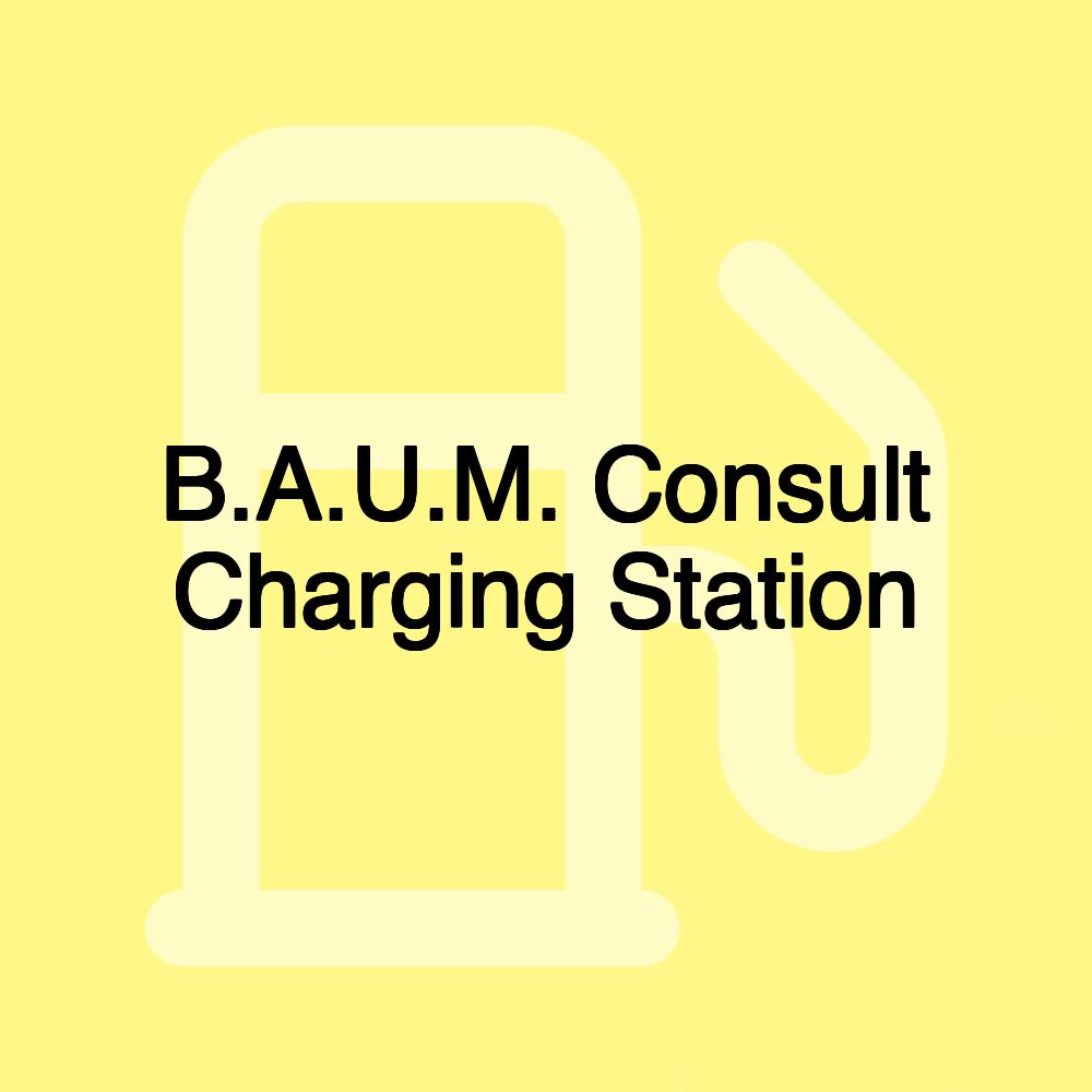 B.A.U.M. Consult Charging Station