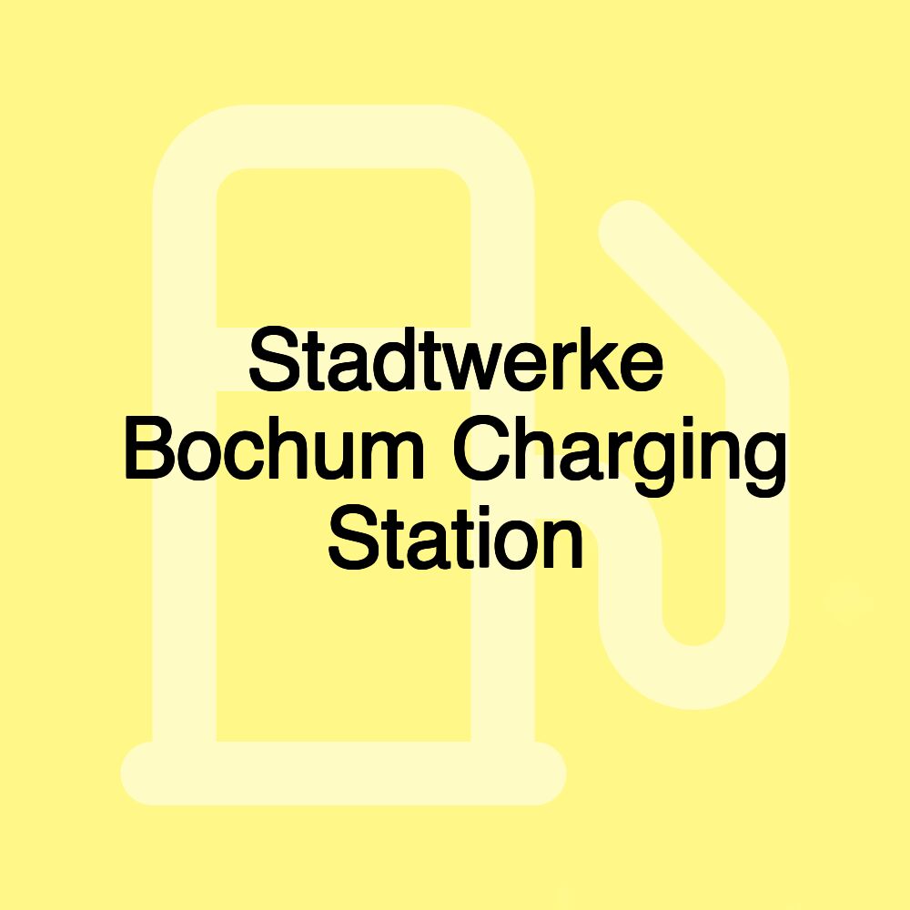 Stadtwerke Bochum Charging Station